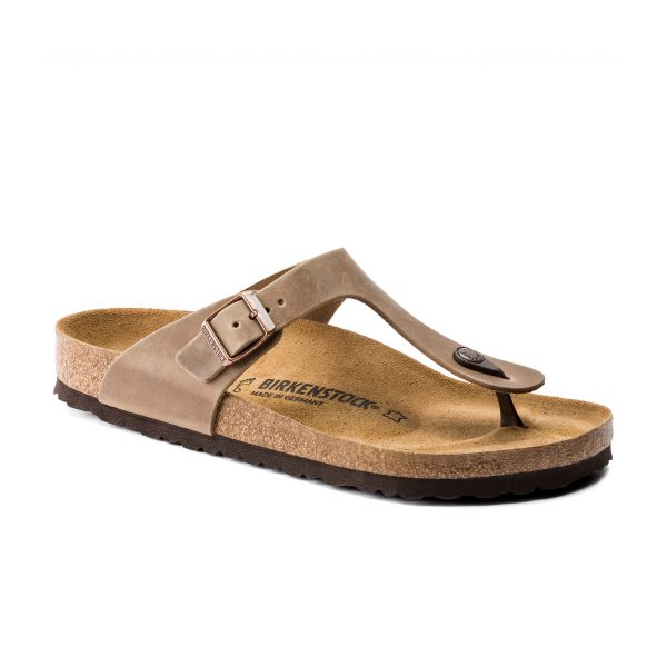 Gizeh Tabacco Brown Oiled Leather