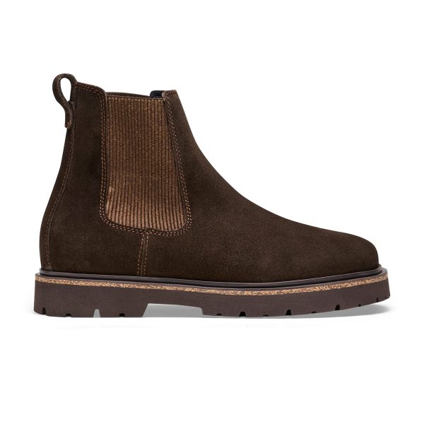 Highwood W Mocca Suede Leather