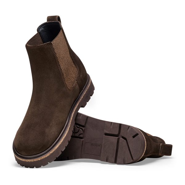 Highwood W Mocca Suede Leather