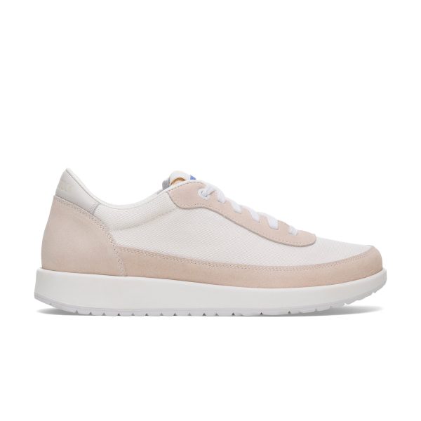 Honnef City Eggshell/Antique White Nylon Mesh/Suede Leather