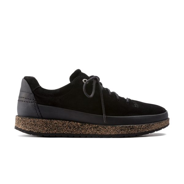 Honnef Low Black Suede Leather