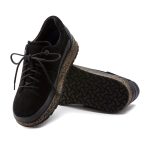 Honnef Low Black Suede Leather