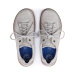 Honnef Low Whale Grey Suede Leather