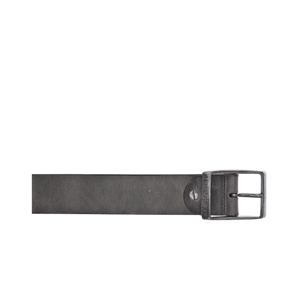 Kansas Belt Grey Oiled Leather 35mm One Size