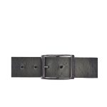 Kansas Belt Grey Oiled Leather 35mm One Size