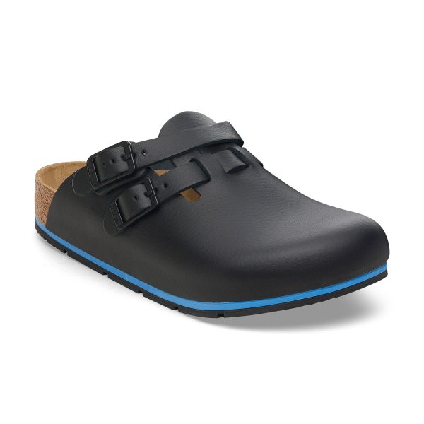 Kay Pro Black PU Coated Natural Leather