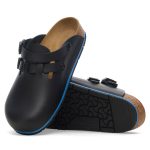 Kay Pro Black PU Coated Natural Leather