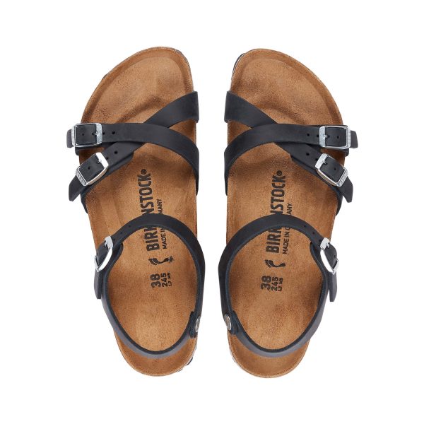Kumba Black Oiled Leather