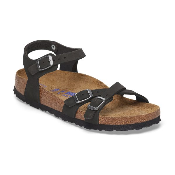 Kumba SFB Black Nubuck Leather