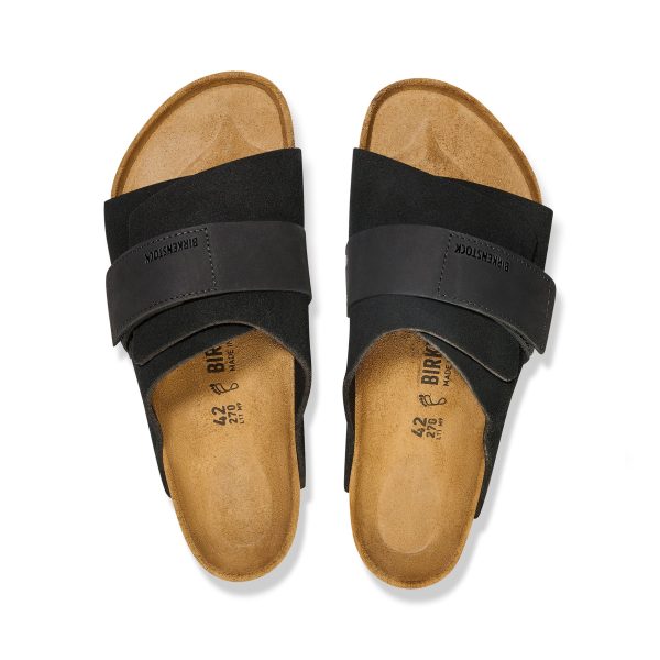 Kyoto Black Suede/Nubuck Leather
