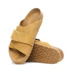 Kyoto Corduroy Cork Brown Embossed Suede Leather