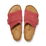 Kyoto Corduroy Sienna Red Embossed Suede