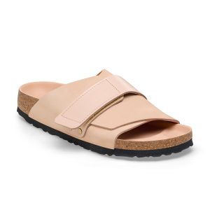 Kyoto High Shine New Beige Nubuck Leather