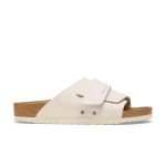 Kyoto Antique White Suede/Nubuck Leather