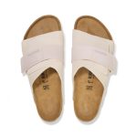 Kyoto Antique White Suede/Nubuck Leather