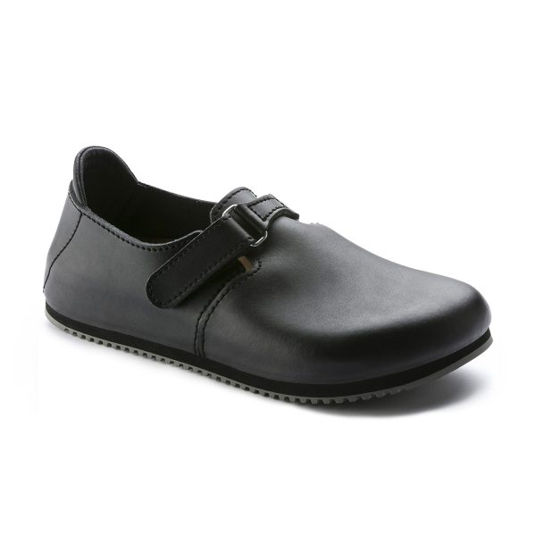 Linz Supergrip Black Smooth Leather