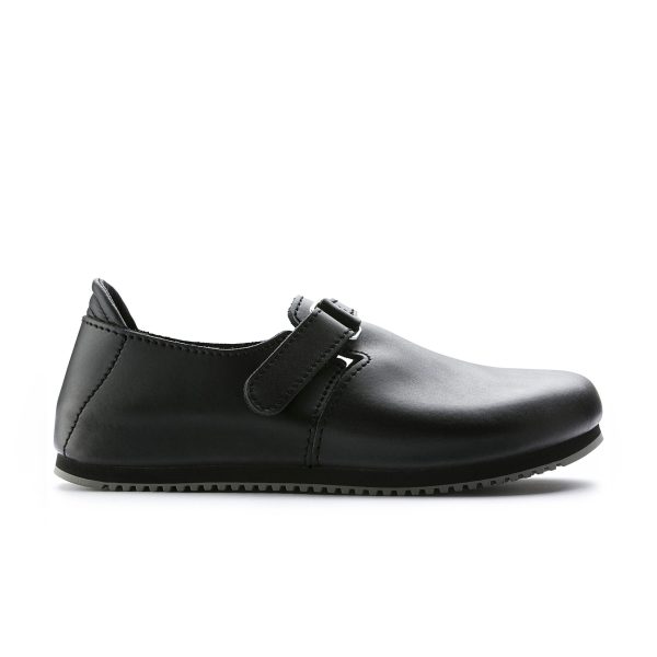 Linz Supergrip Black Smooth Leather