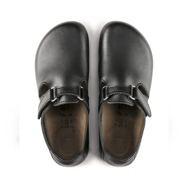 Linz Supergrip Black Smooth Leather