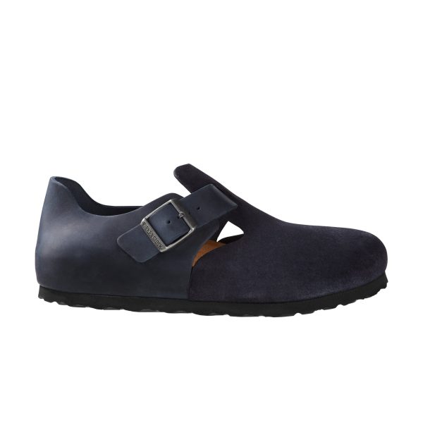 London Night Blue Oiled/Suede Leather