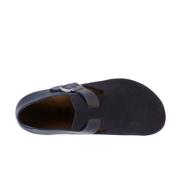 London Night Blue Oiled/Suede Leather