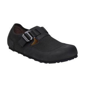 London Nova Black Textile/Nubuck Leather