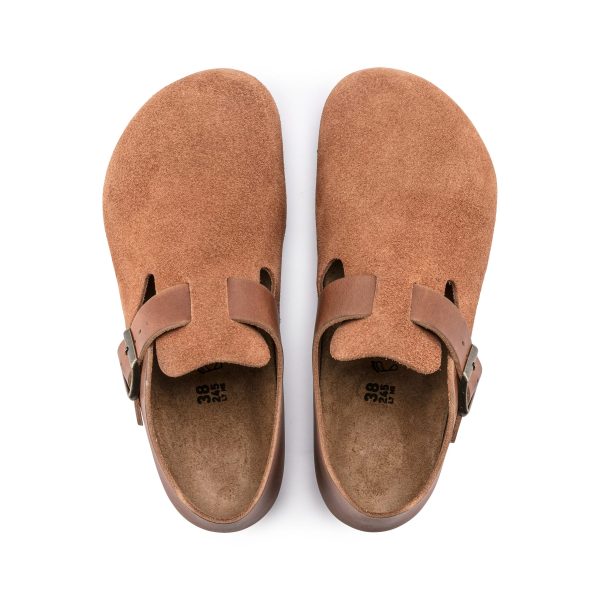 London Pecan Oiled/Suede Leather