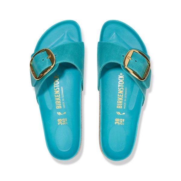 Madrid Big Buckle Biscay Bay Oiled Leather