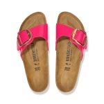 Madrid Big Buckle Patent Fuchsia Fusion Birko-Flor