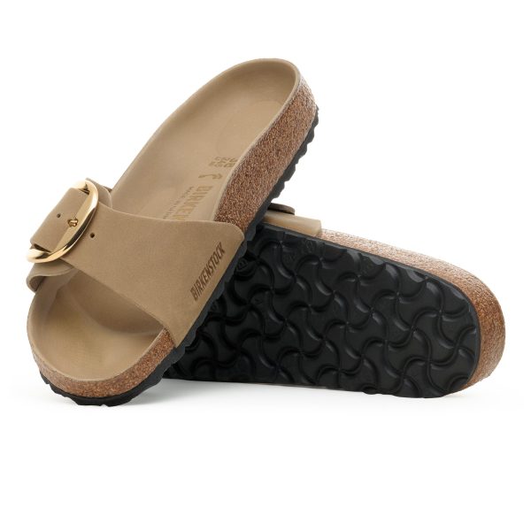 Madrid Big Buckle Tabacco Brown Oiled Leather