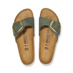 Madrid Big Buckle Thyme Nubuck Leather