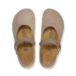 Mantova Taupe Suede Leather