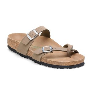 Mayari Vegan Grey Taupe Synthetic Soft Birki