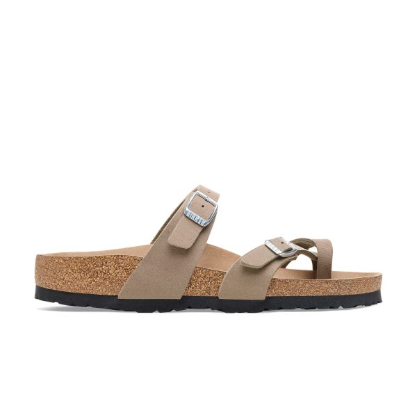Mayari Vegan Grey Taupe Synthetic Soft Birki