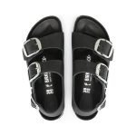 Milano Big Buckle Black Oiled Leather