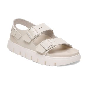 Milano Chunky Exquisite Eggshell Smooth Leather