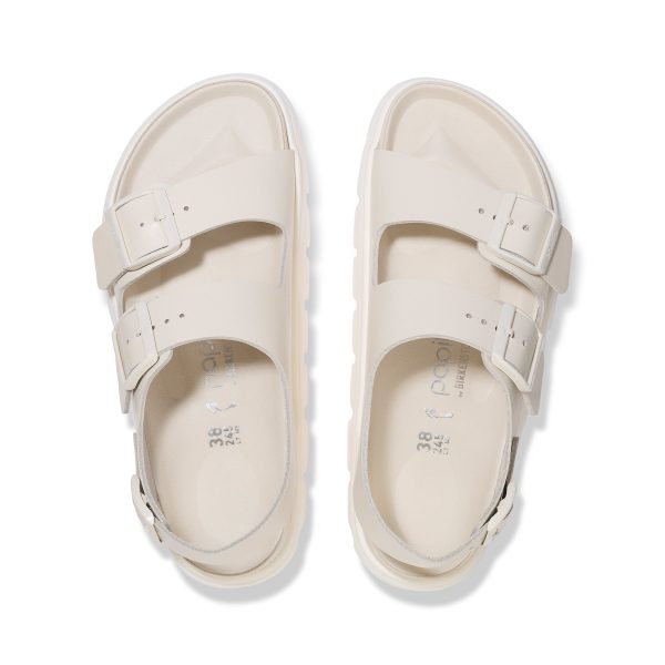 Milano Chunky Exquisite Eggshell Smooth Leather