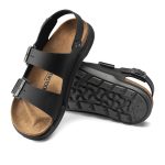 Milano Cross Town Arctic Black Waxy Leather