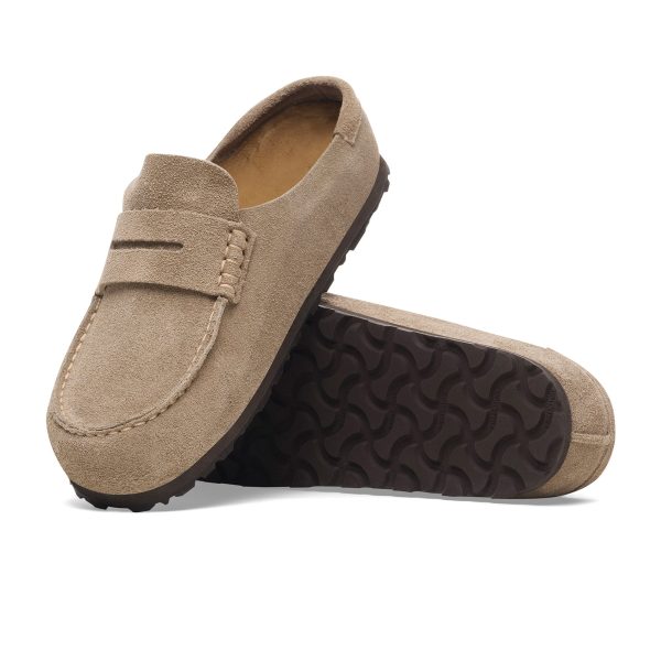 Naples Wrapped Taupe Suede Leather