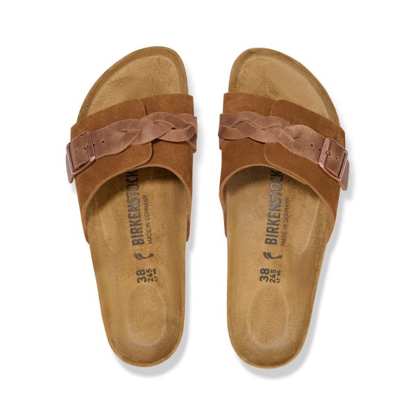 Oita Braided Mink Suede Leather