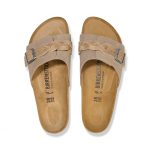 Oita Braided Taupe Suede Leather