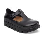 Paris Chunky Black Smooth Leather