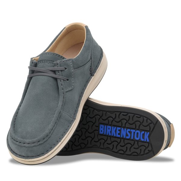 Pasadena Basalt Grey Suede Leather