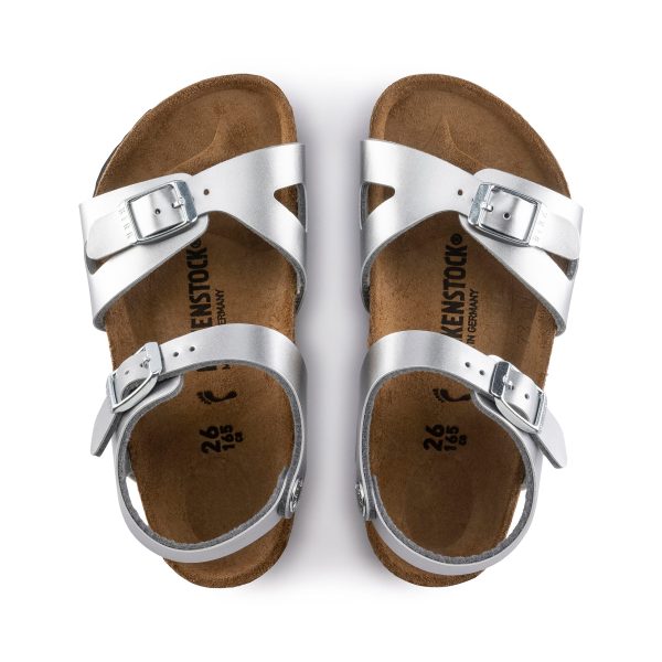Rio Kids Metallic Silver Birko-Flor