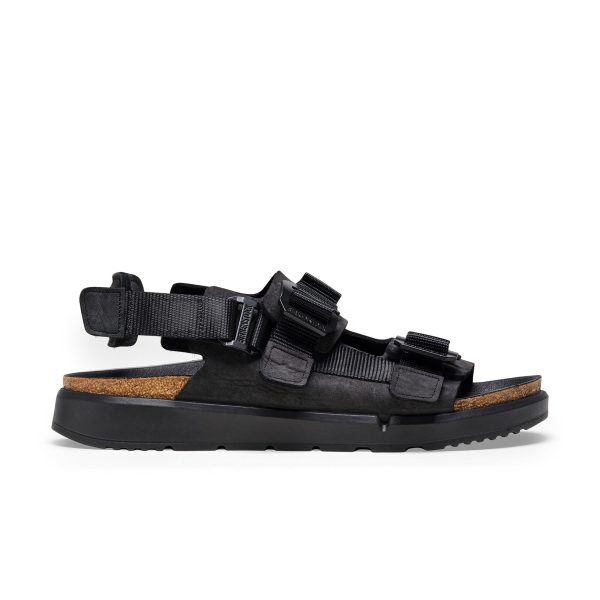 Shinjuku Black Nubuck Leather/Textile