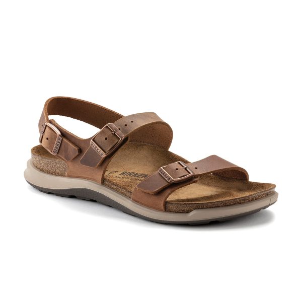 Sonora Cross Town Arctic Ginger Brown Waxy Leather