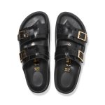 St Barths Black Natural Leather