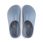 Super Birki Dusty Blue Polyurethane/Shearling