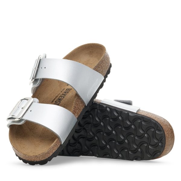 Sydney Cushion Buckle Silver Birko-Flor