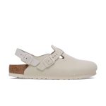 Tokio Antique White Suede Leather