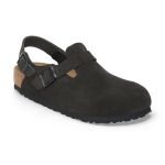 Tokio Black Suede Leather